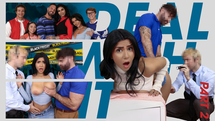 Threesome Sex with Blowjob, Facial, and Big Tits