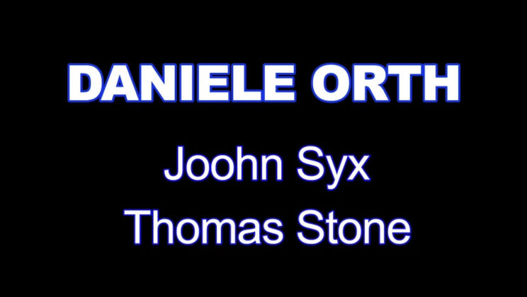 Beautiful Young Daniele Orth Gets DP & Facial