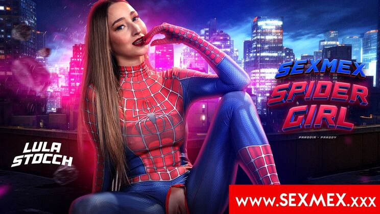 Lula Stocch Brunette Spidergirl Big Ass