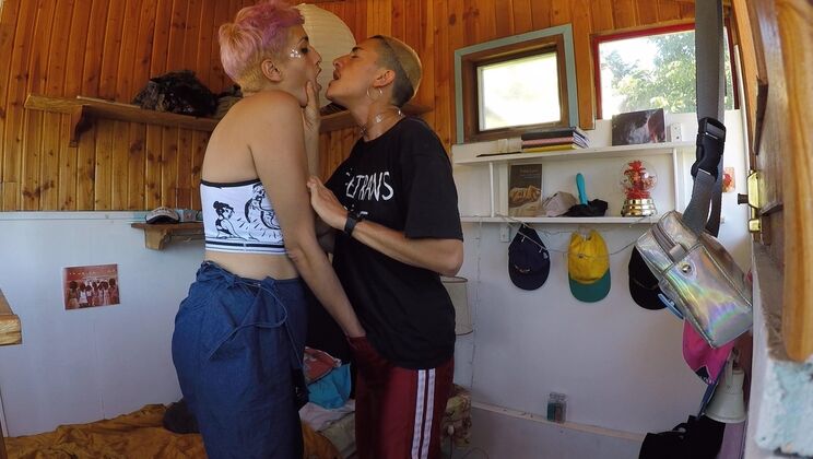 Tattooed Queer Couple Charo & Gael Face to Face