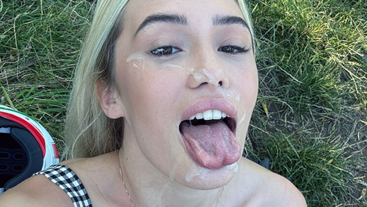 Rika Fane Blowjob and Facial on Scooter Ride
