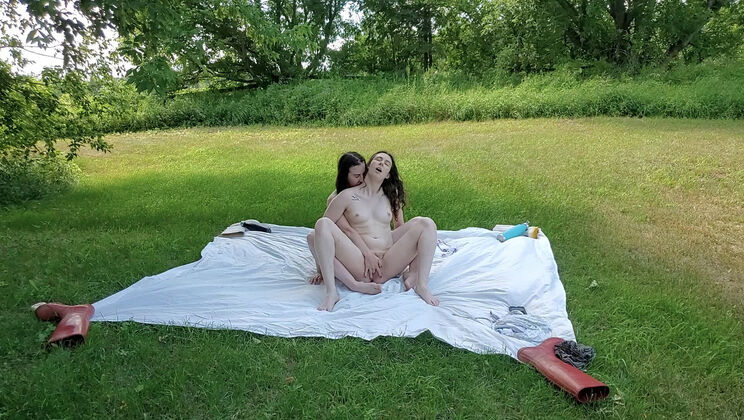 Lesbian POV Fun Moving To The Country