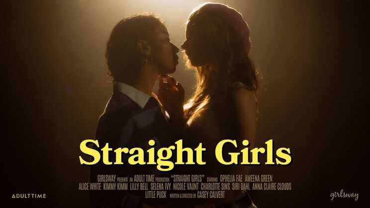 Straight Girls Turn Lesbian in Hot Group Sex