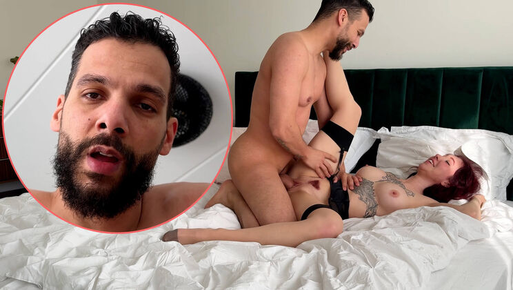 Esluna Rides Marvin in Cowgirl POV, Moaning and Cum on Body