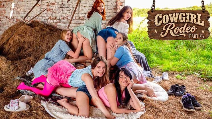 Cowgirl Rodeo 4/4 – Small Tits Brunette Fingers Blonde
