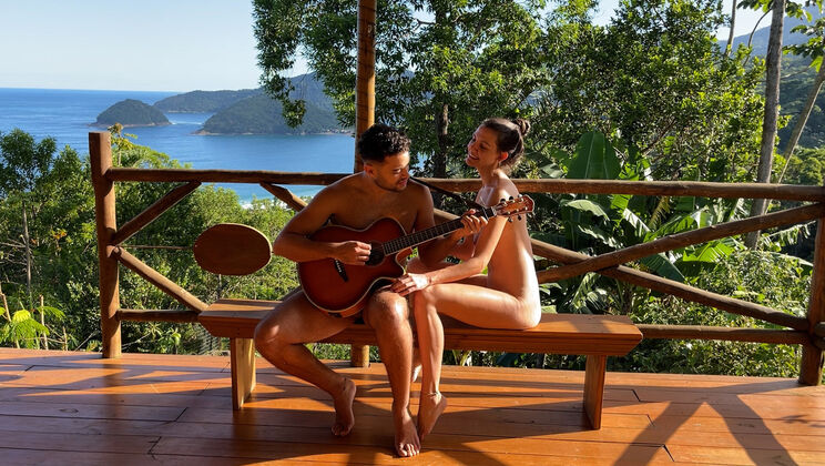 Sensual Vacation Sex with Be & Ro and Mutual Masturbation