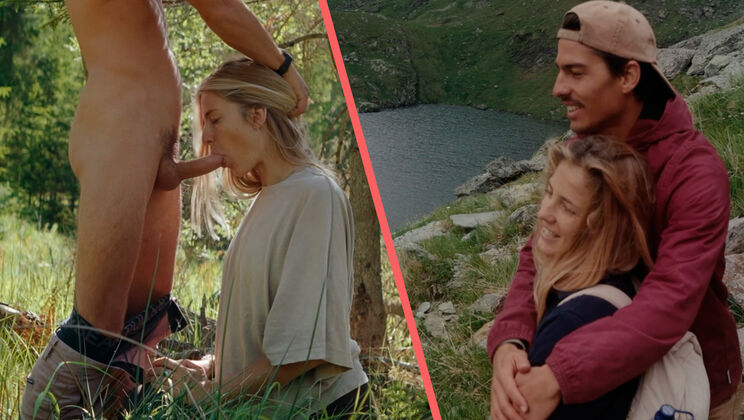 James & Lola in Lost In Romania Part 3: Outdoor Blowjob Cumshot