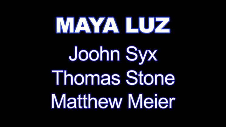 Maya Luz Thanks the Rain for a 3-Guy DP